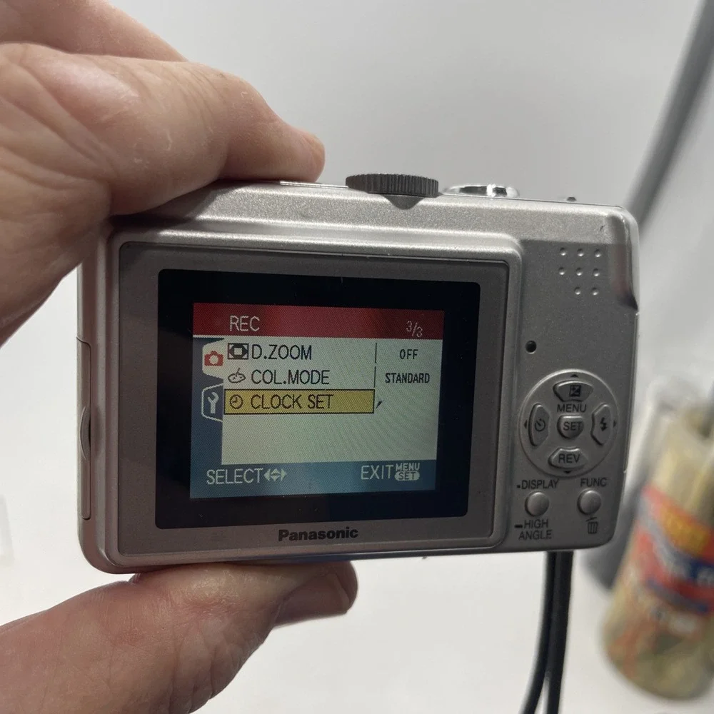 Panasonic LUMIX DMC-LZ6 7.2 MP 6X Zoom Digital Camera+Battery+SD Card-TESTED